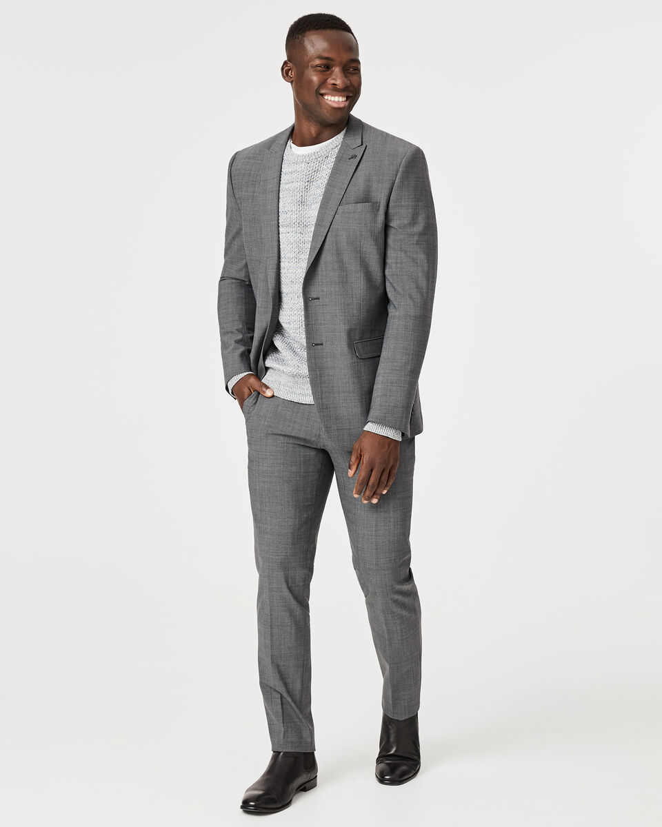 Goldsmith Tailored Jacket, Mid Grey, hi-res
